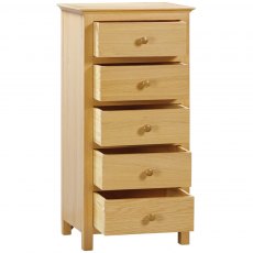 Sandford 5 Drawer Tall Chest Sandford 5 Drawer Tall Chest
