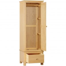 Sandford Single Wardrobe With Drawer Sandford Single Wardrobe With Drawer