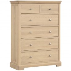 Braunton Oak 2 Over 4 Drawer Chest Braunton Oak 2 Over 4 Drawer Chest