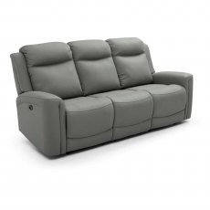 Rowan 3 Seater Power Recliner Sofa In Leather Match Rowan 3 Seater Power Recliner Sofa In Leather Match