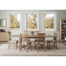 Braunton Oak Large Extending Dining Table