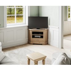 Braunton Oak Corner TV Unit