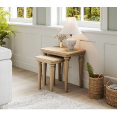Braunton Oak Nest Of 2 Tables