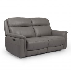 Avon 2 Seater Manual Recliner Sofa In Leather