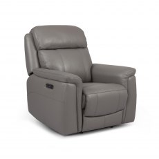 Avon Manual Recliner Chair In Leather