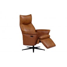 Avena Swivel Recliner Chair In Tan Avena Swivel Recliner Chair In Tan