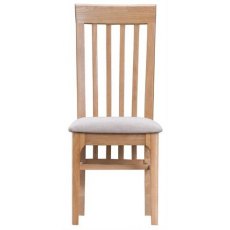 Bradfield Slat Back Chair With Fabric Seat (Set Of 2) Bradfield Slat Back Chair With Fabric Seat (Set Of 2)