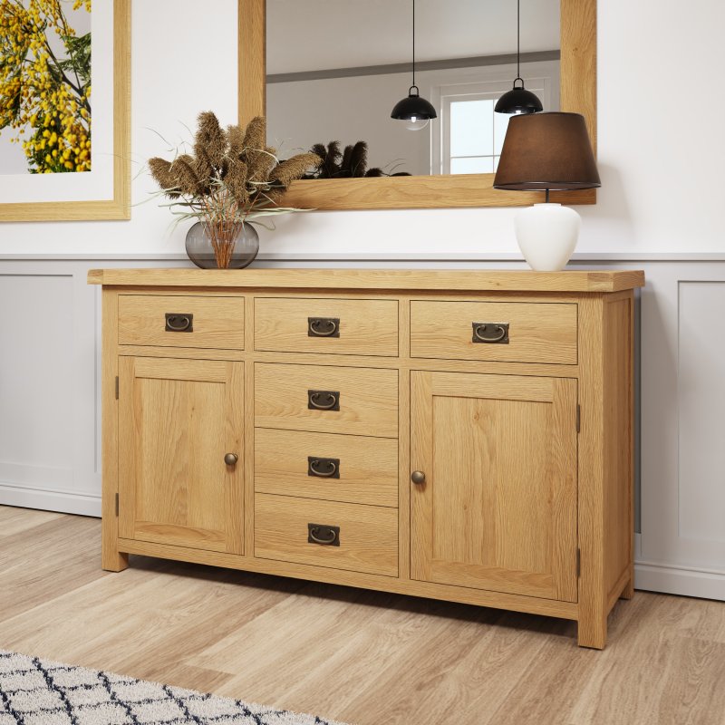 Cranleigh 2 Door 6 Drawer Sideboard