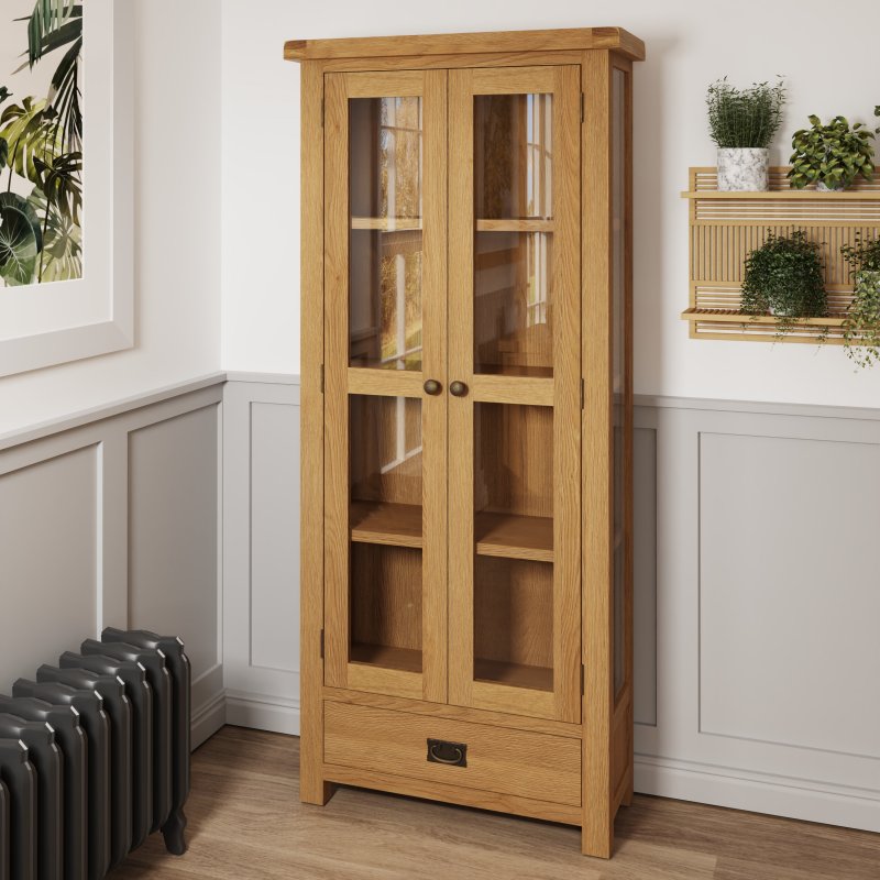 Cranleigh Display Cabinet With Glass Doors