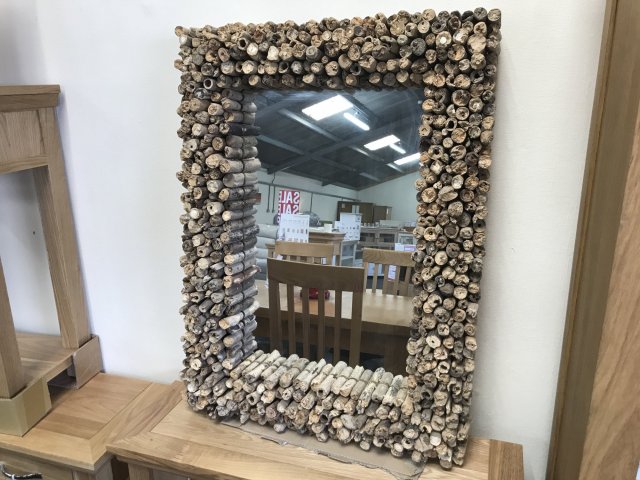 Driftwood Ocean Edges Mirror