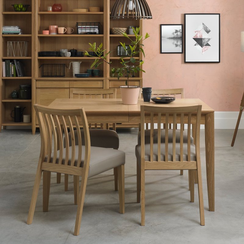 Lancing Lifestyle Oak 4 - 6 Extending Dining Table Table
