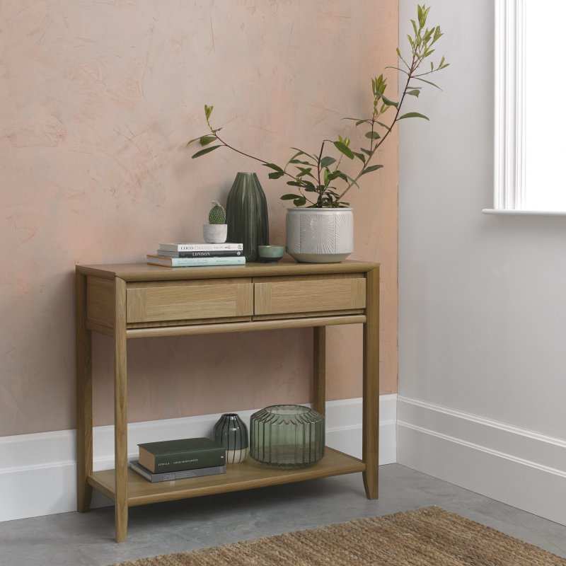 Lancing Console Table With Drawer