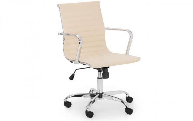 Gem Office Chair In Ivory