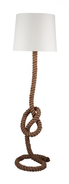 Knotted Rope Floor Lamp