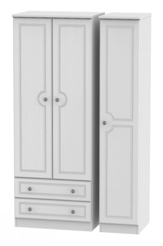 Bude Tall Triple 2 Drawer Robe