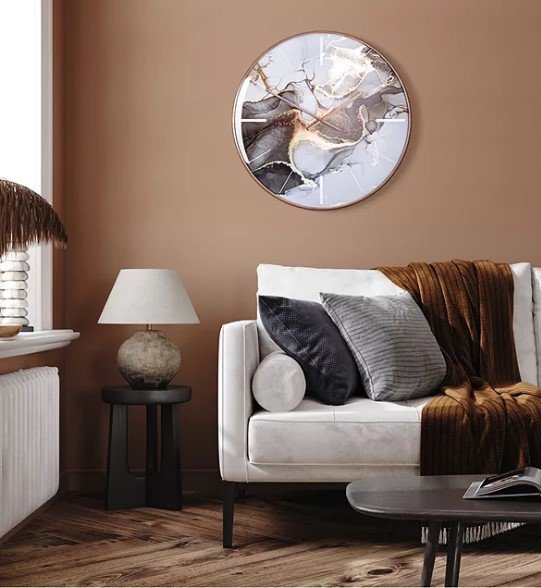 Oyster Copper Wall Clock 26