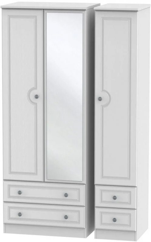 Bude Triple 2 Drawer Mirror + Drawer Robe