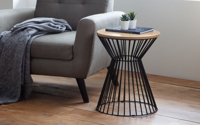 Teagan Lamp Table In Oak