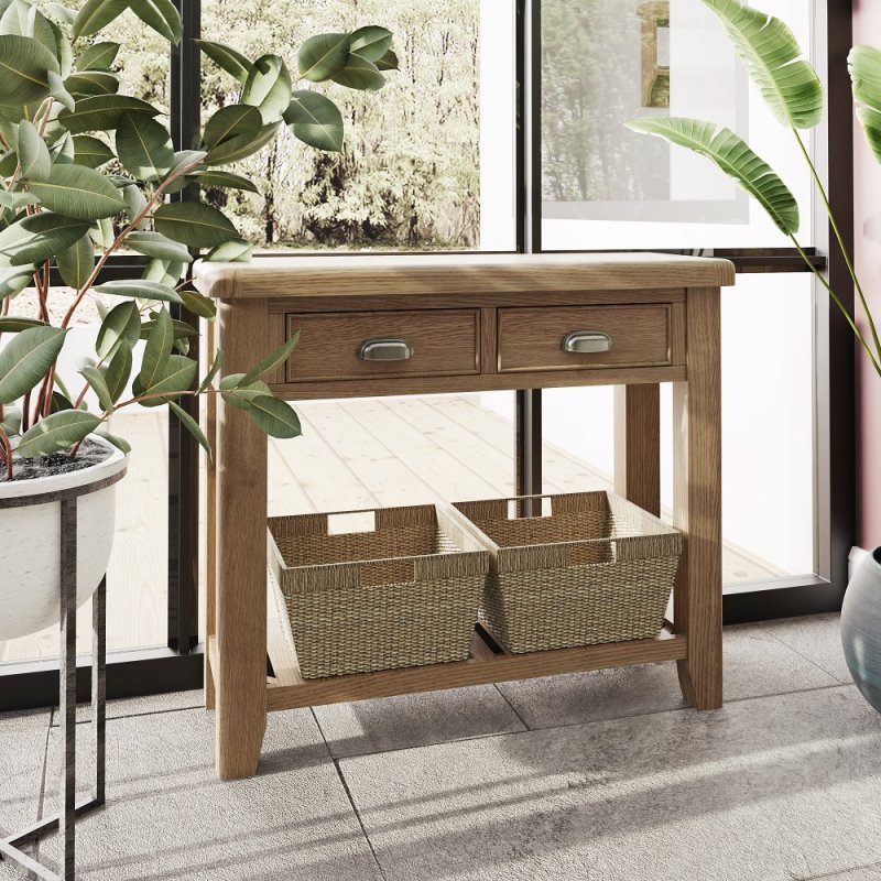 Matching sideboard and clearance console table