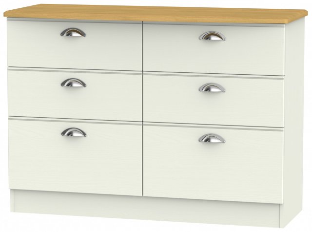Carina 6 Drawer Midi Chest