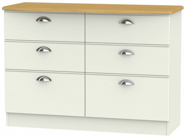 Carina 6 Drawer Midi Chest