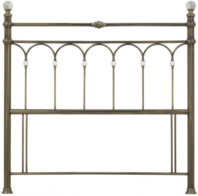 Samara Antique Brass Headboard
