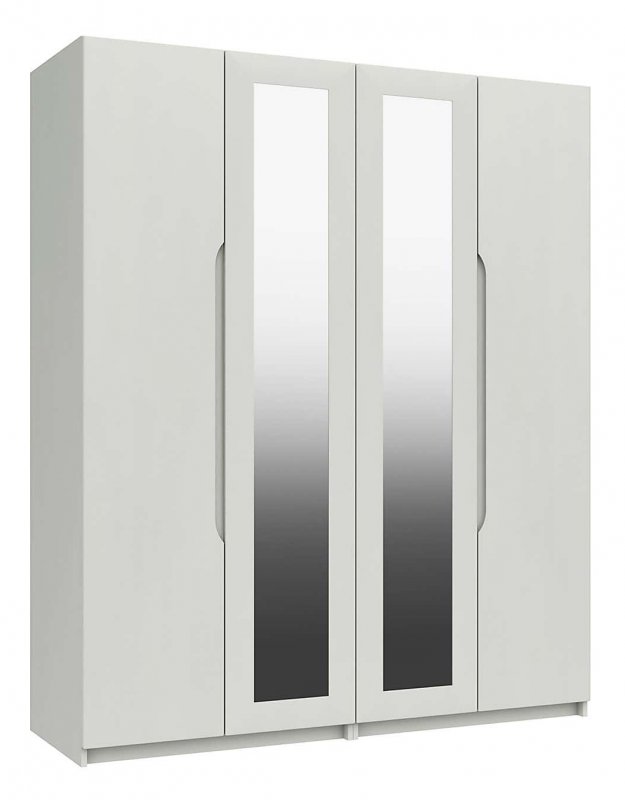 Solent 4 Door Robe With 2 Mirrors