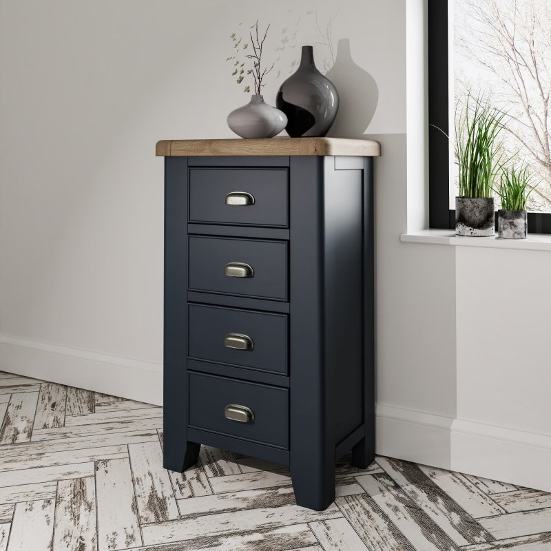 Selkirk Blue 4 Drawer Chest