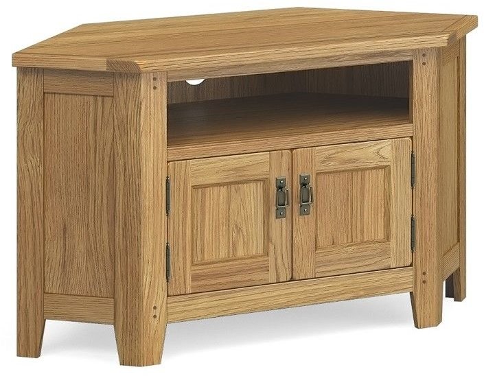 Somerton Corner TV Unit With Doors