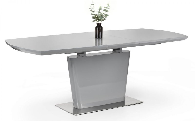Zeta High Gloss Extending Table In Grey