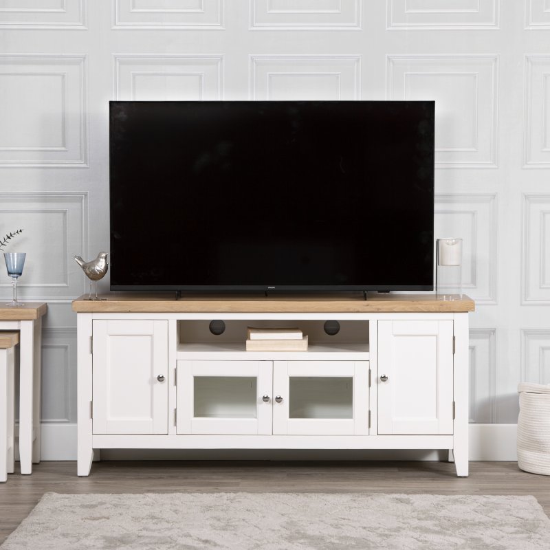 The range white tv unit deals