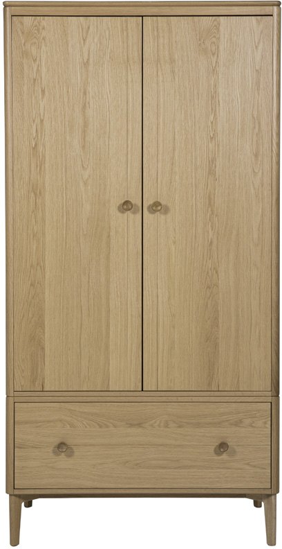 Adaline Oak 2 Door Wardrobe