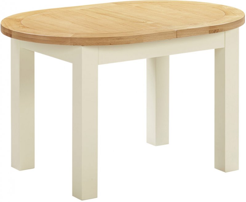 Budleigh Painted D-End Extending Dining Table