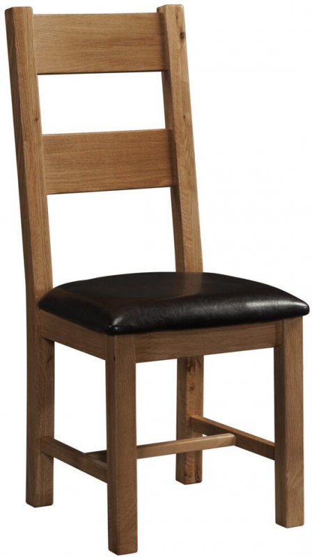 Budleigh Rustic Ladder Back Dining Chair