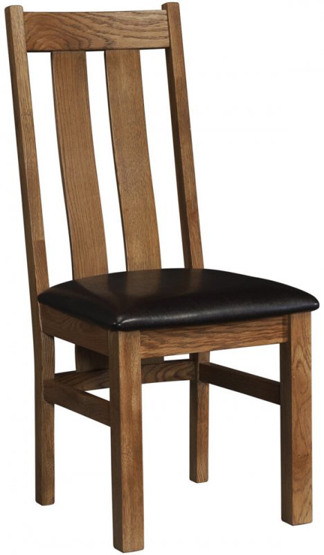 Budleigh Rustic Slatted Back Arizona Dining Chair