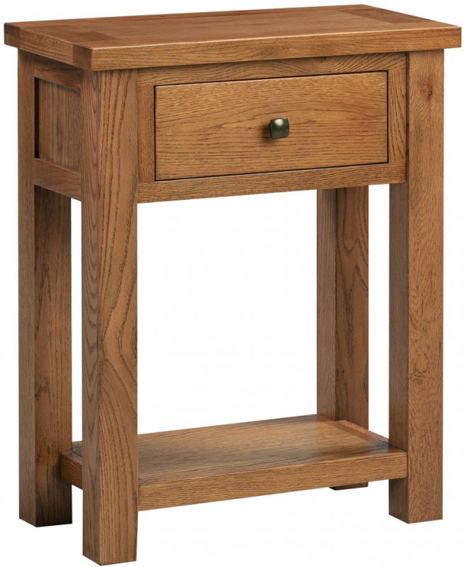 Budleigh Rustic Small Console Table