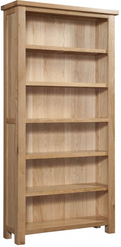 Budleigh Light Oak 6' Bookcase