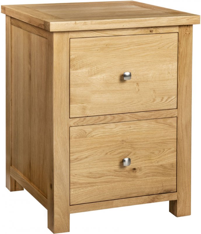 Budleigh Light Oak Filing Cabinet