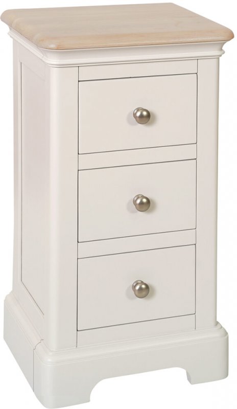 Braunton 3 Drawer Compact Bedside Chest