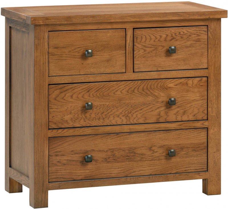 Budleigh Rustic 2 Over 2 Drawer Chest