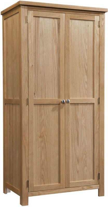 Budleigh Light Oak Double Wardrobe