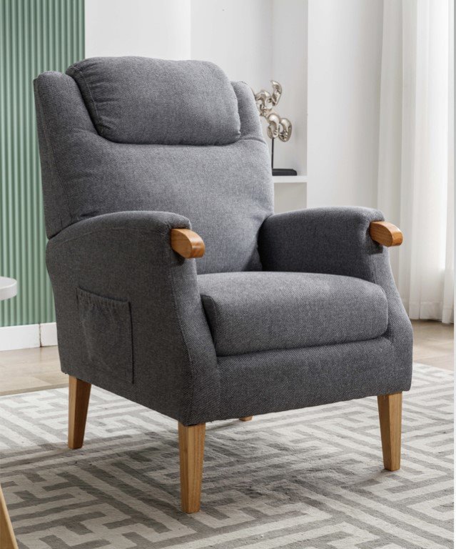 Haven Fireside Chair In Grey