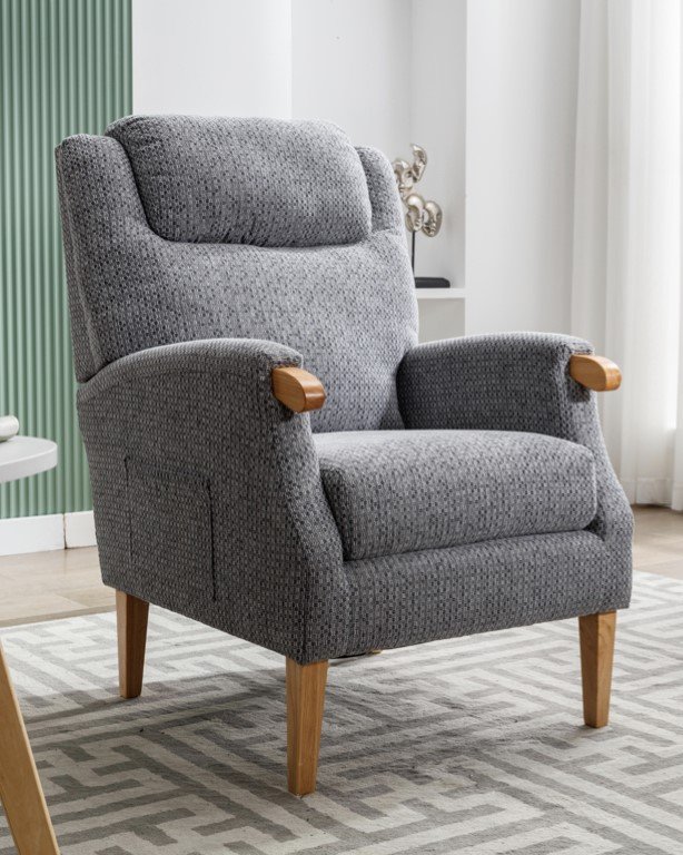 Haven Fireside Chair In Blue