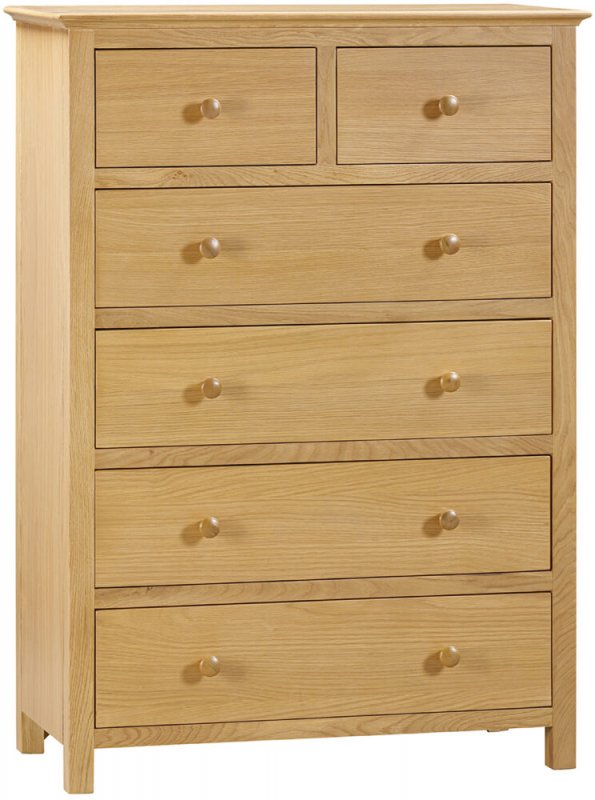 Sandford 2 Over 4 Drawer Chest