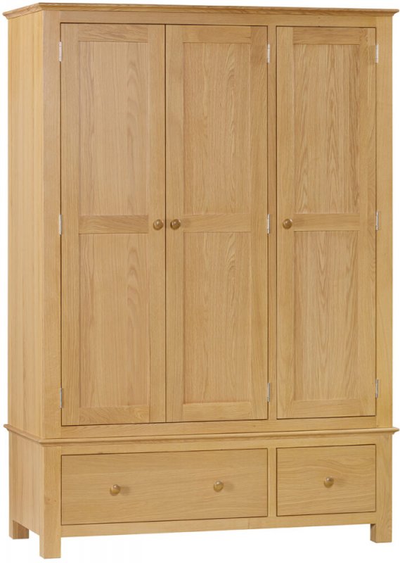 Sandford Triple Robe With 2 Drawers