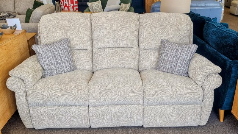 Telford 3 Seater Manual Reclining Sofa
