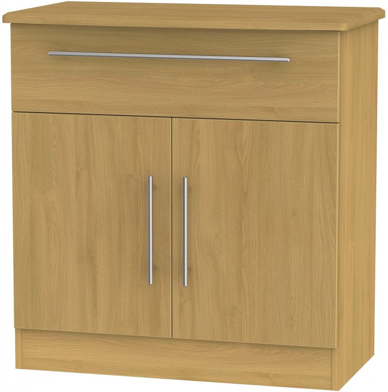 Broadwey 2 Door 1 Drawer Unit In Oak