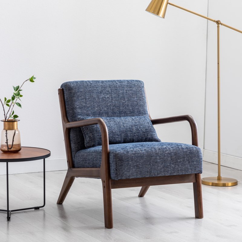 Inca Accent Chair In Navy