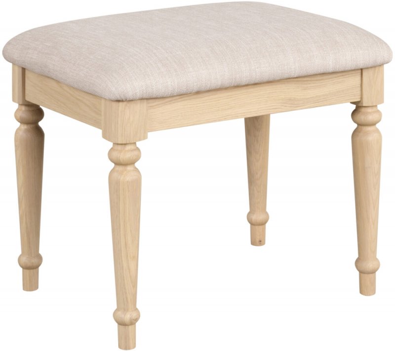Braunton Oak Dressing Stool