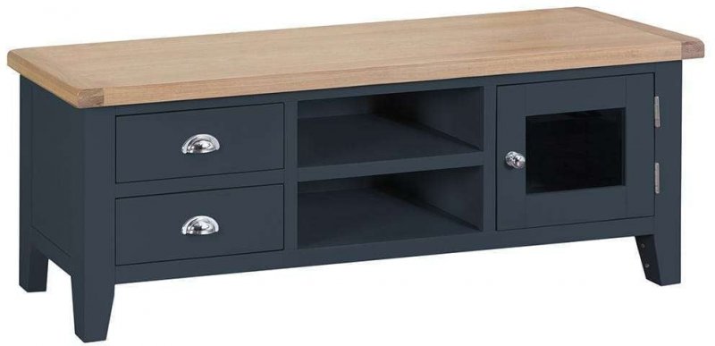 Chesham Large TV Unit In Charcoal